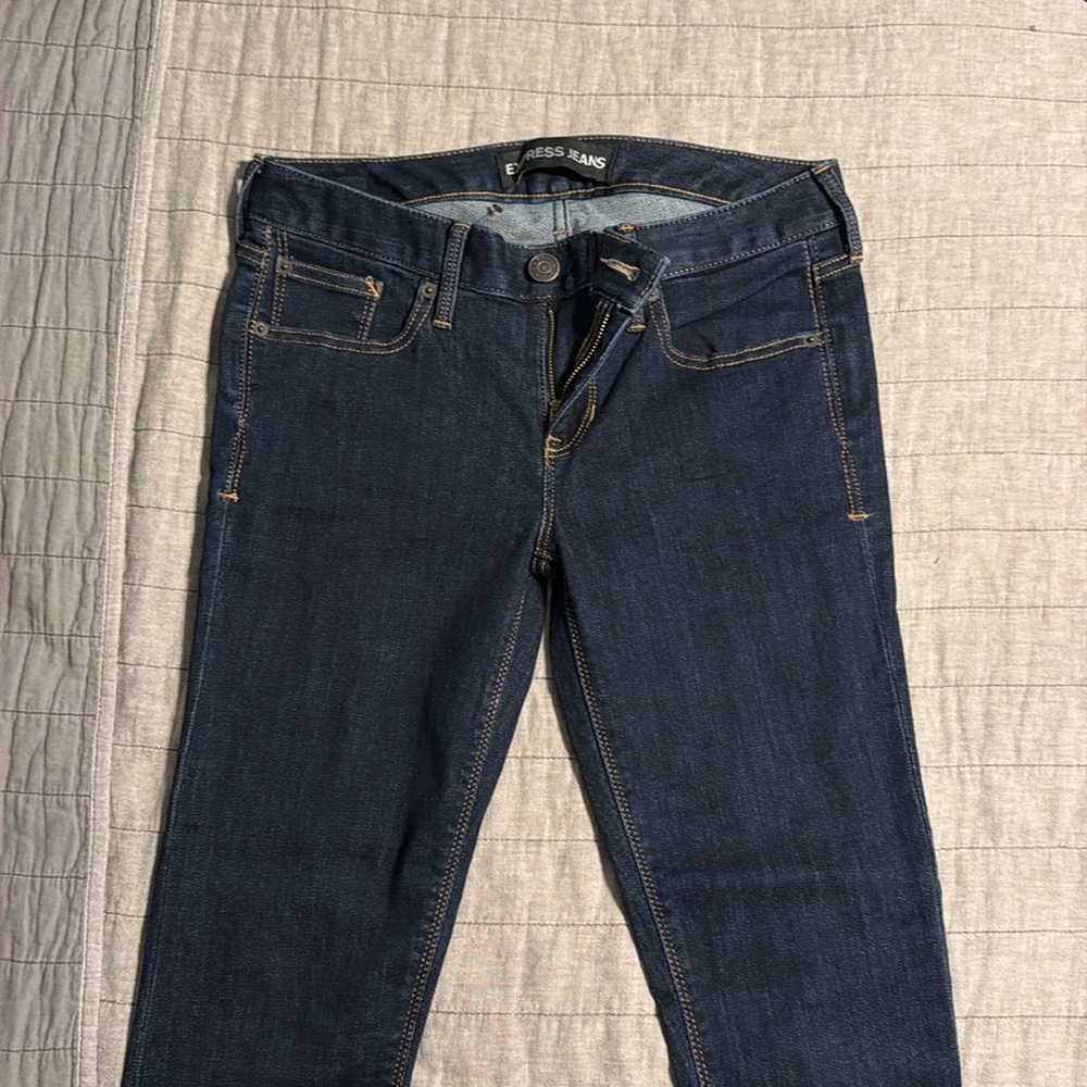 Size 2 low rise boot cut Express jeans